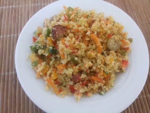 ARROZ DE COUVE FLOR A GREGA LOW CARB