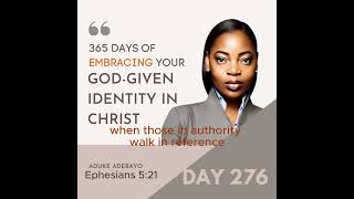 MUTUAL SUBMISSION #identity #declaration #dailydevotional #transformedbytheword #devotional