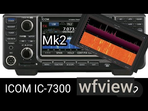 ICOM IC7300 MK2 WFVIEW via USB Connection - YouTube