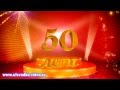 Футаж Юбилей 50 лет