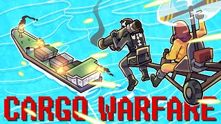 The WILD WAR Over Cargo Ship  Rust (Group Survival)