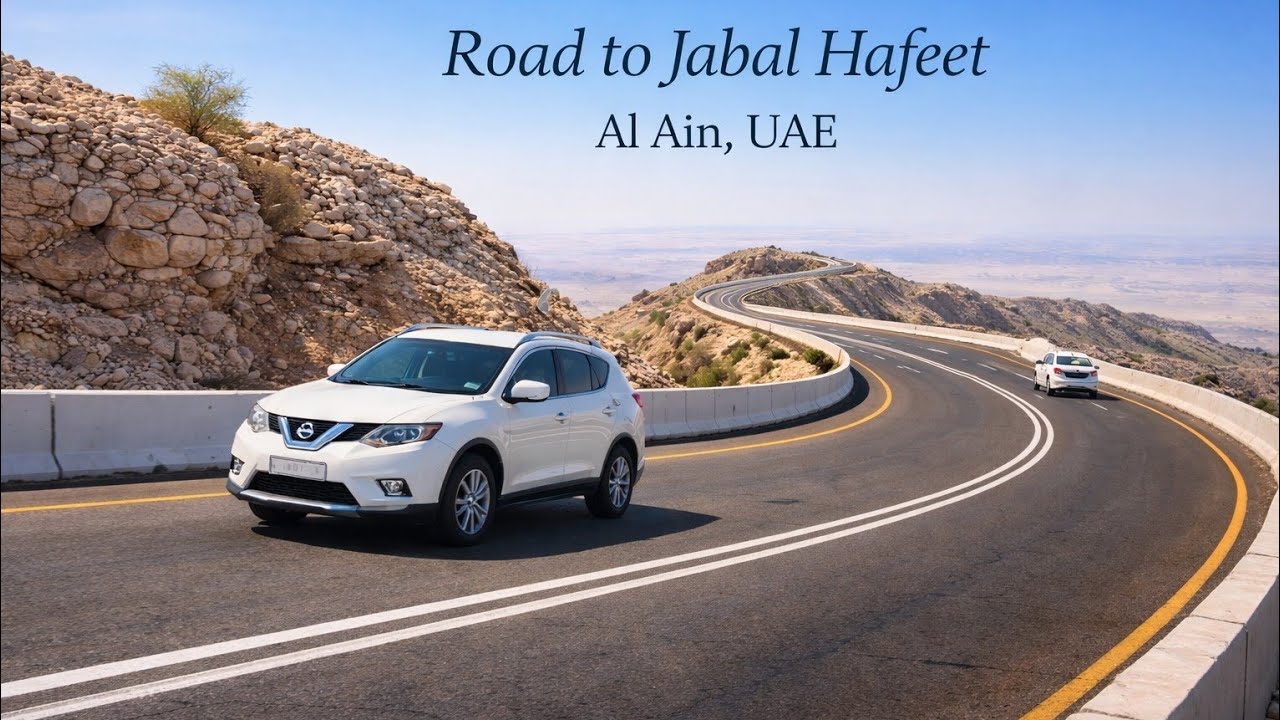 One of UAE’s Best Mountain Roads | Road 2 Jebel Hafeet AlAin | Daytime ScenicDrive  | 