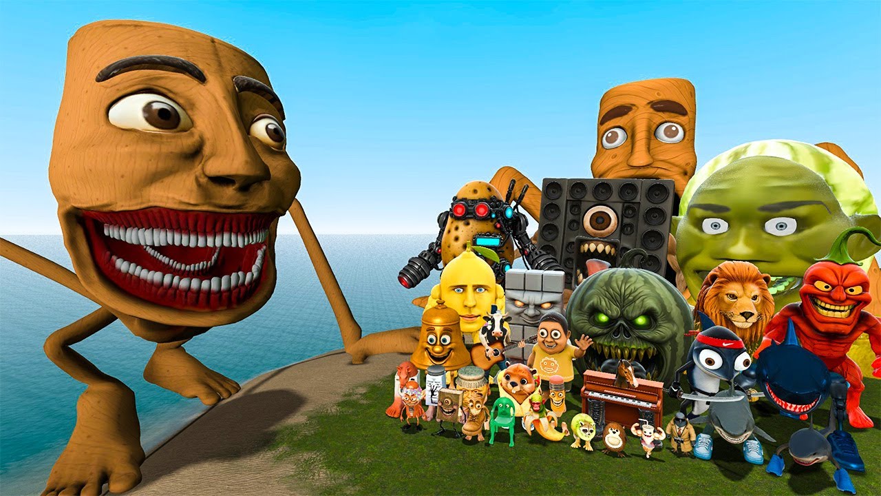 ALL NEW ITALIAN AI BRAINROT MEMES VS TUNG TUNG TUNG TAPES MONTERS! - Garry's Mod