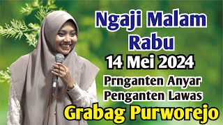 NGAJI MALAM RABU BERSAMA USTADZAH MUMPUNI HANDAYAYEKTI ISTRI GUS FITROH LUCU NGAPAK 14 MEI 2024