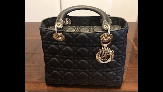 lady dior grained calfskin