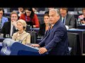 Heated debate: Viktor Orbán and Ursula von der Leyen argue in the EU Parliament