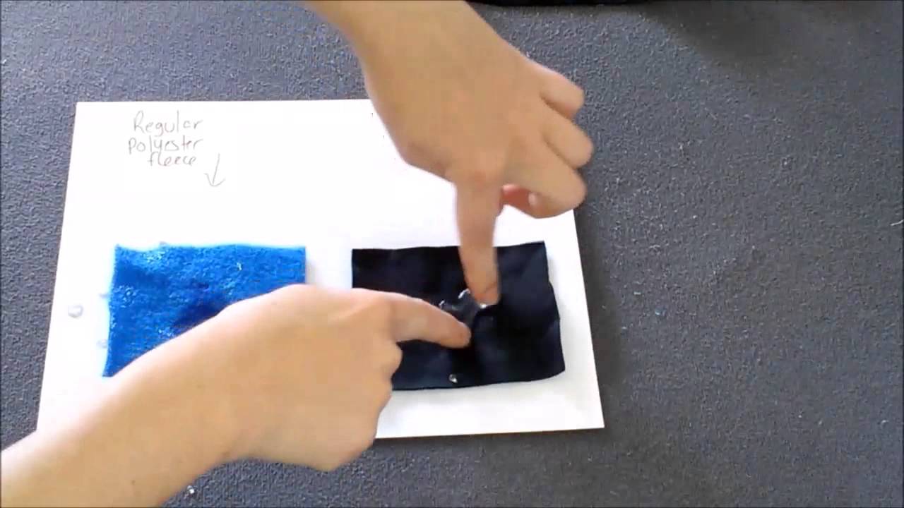 Polyester Fleece Compared to DWR Fleece YouTube