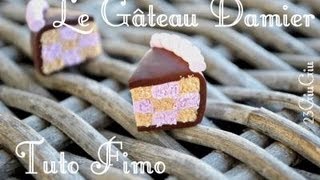 Tuto Fimo : Le Gâteau Damier.