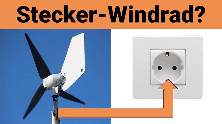 Windanlage für Steckdose zur Einspeisung ins Hausnetz: Geht das? - YouTube