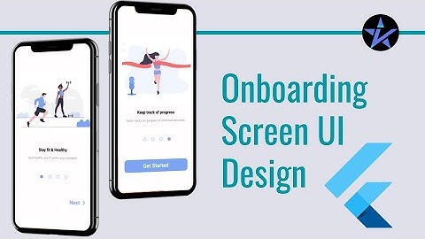 On-boarding Screen UI Design | Flutter UI | Get Started Page Design - Flutter App