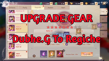 Mirage perfect skyline Upgrade Gear  from Dubhe to Regiche