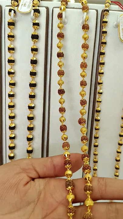 Golden Rudraksh Mala 🌸🌼