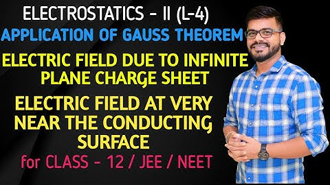 ELECTROSTATICS-II: Class-12 | L-4 | Plane charge sheet | NEET | JEE(Main & Advanced) | Sujeet kumar