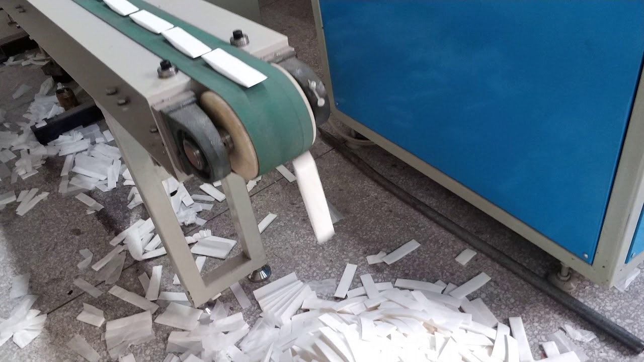 Automatic Cigarette paper folding cutting machine YouTube