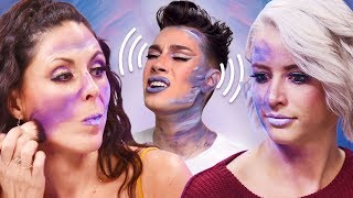 We Tried Following ONLY the VOICEOVER of a James Charles Makeup Tutorial (Beauty Break)