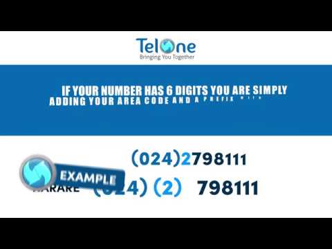 TelOne Number Change