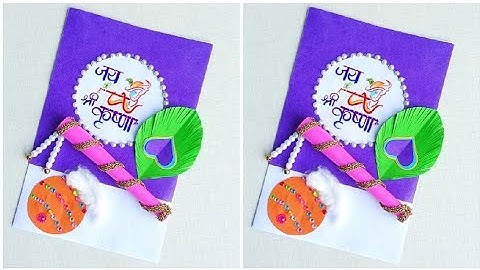 Janmashtami Matki Decoration Card / Janmashtami Craft Ideas /Janmashtami Card handmade / Cardmaking