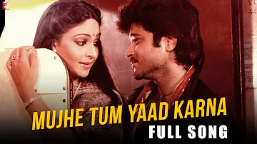 Mujhe Tum Yaad Karna - Full Song HD | Mashaal | Anil Kapoor | Rati Agnihotri
