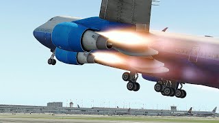 Fastest Takeoff With Rocket Engines In B747 [Xp 11]