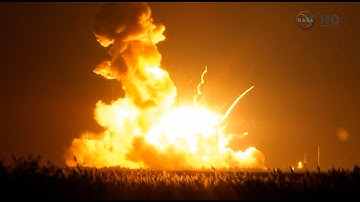 RAW: NASA rocket explodes