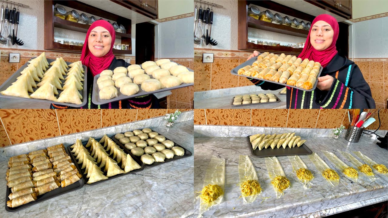 مملحات رمضان 2024🌙3حشوات الاكتر طلبا الكفتة الدجاج والحوت غير الى مبغيتيش تخدمي على راسك💪🏻