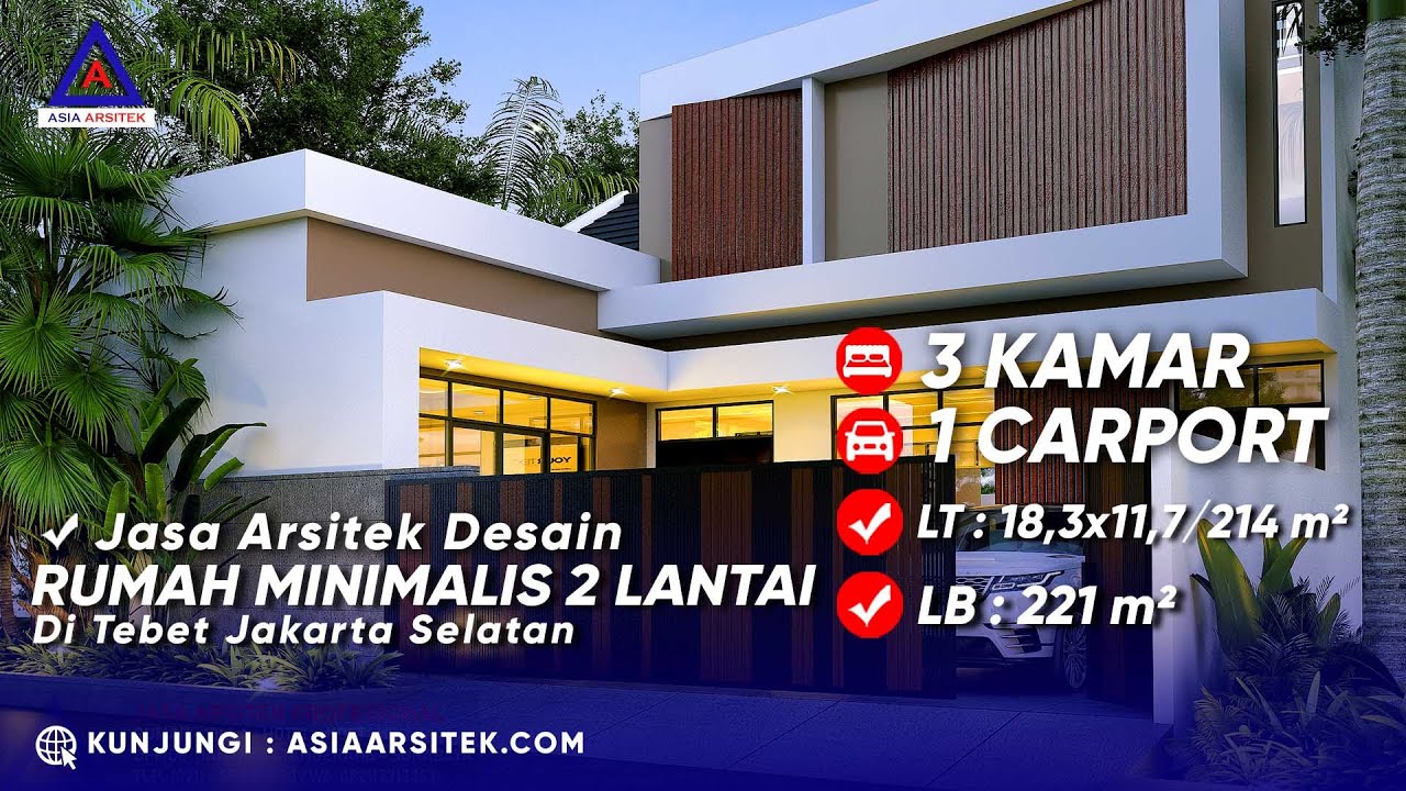 Jasa Arsitek Desain Rumah Minimalis 2 Lantai Bu Nina Di Tebet Jakarta Selatan YouTube