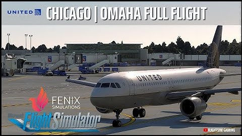 MSFS 2020 | Real World United OPS | Full Flight | Fenix A320 | GSX Pro | KMDW KOMA |