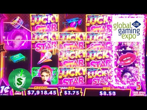 #G2E2017 Aristocrat - Madonna, and Dragon Link Happy & Prosperous slot machines