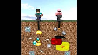 Herobrine And Pigman Who Is The Winner #minecraft #minecraftanimation #animation