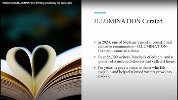 Welcome to the ILLUMINATION Writing Academy on Substack