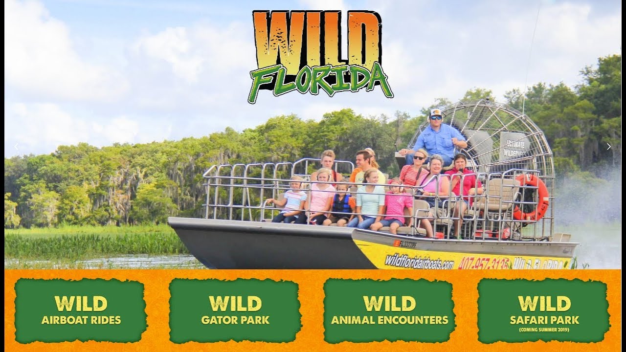 Wild Florida Airboat Tour, Cypress Lake (HD) - YouTube