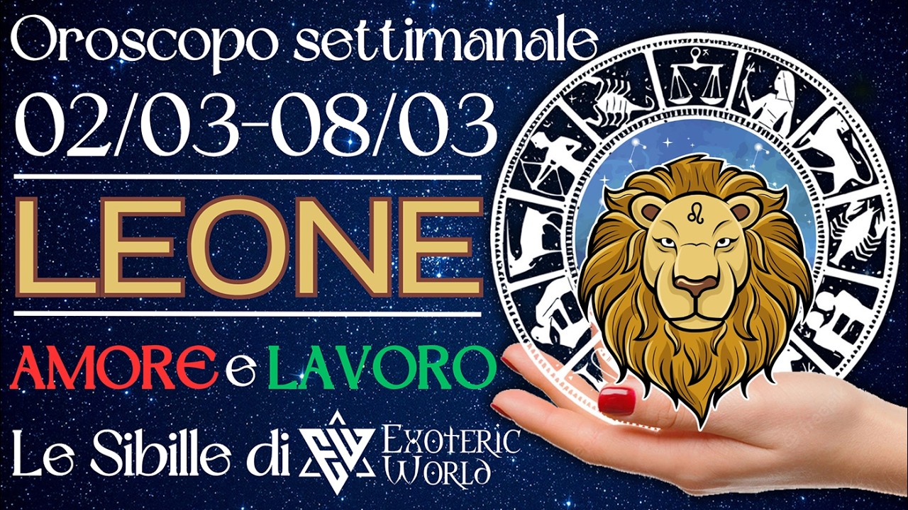 ♌ Leone Oroscopo settimanale - Trasformazione in corso. Chiudi col passato anche se ti costa.
