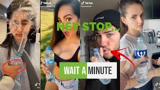 Hey Stop... Wait a Minute (Water Bottle) 💦 Prank *tik tok compilation*
