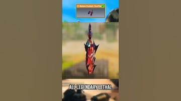 All legendary LETHAL in cod mobile