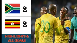 Bafana Bafana Vs Uganda 22 Highlights  Africa Cup Of Nations Qualification  South Africa Uganda
