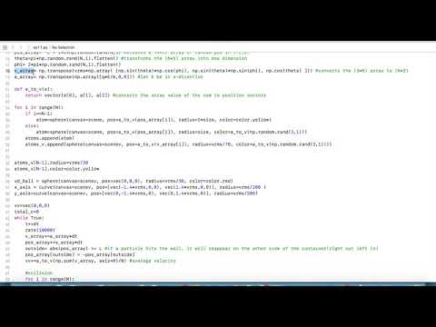 Drift Velocity Vpython
