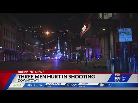 3 in critical condition after downtown Indy shooting