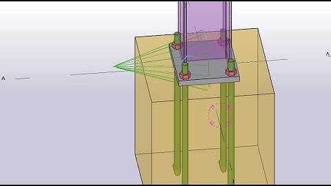 HOW TO MANUALLY CREATE BASE PLATE WITH ANCHOR IN TEKLA