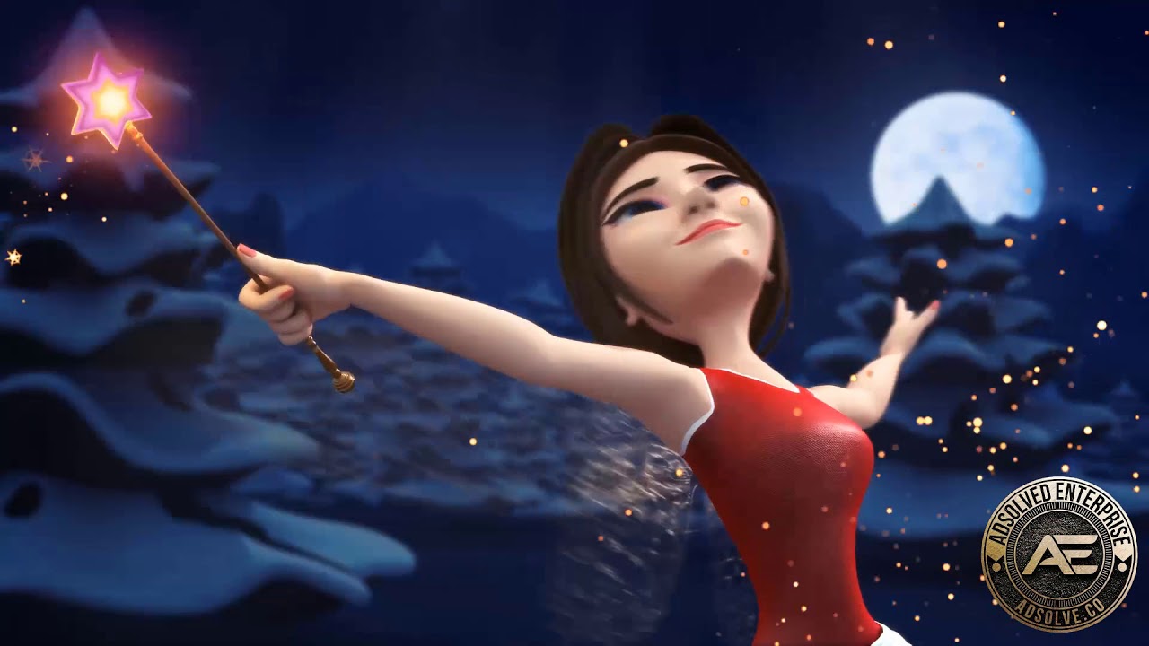 FULL HD 3D ANIMATION Christmas Fairy BY ADSOLVE - YouTube