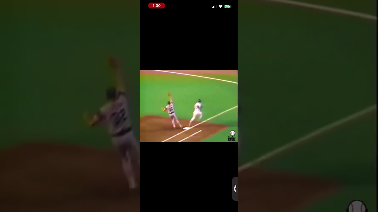 Bo Jackson's first career hit was WILD! 