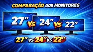 Vai Comprar um Monitor? Compare as Telas com Monitores Reais de 27, 24 e 22 Polegadas @Cole%C3%A7%C3%A3oNintendo