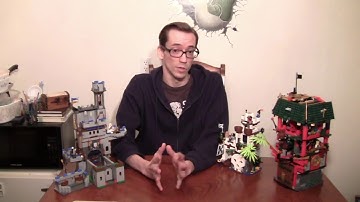 Lego Dice Tower #1! A castle with wizards and a chickbutt!