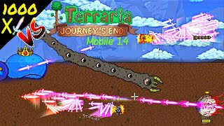 1000 Terraprisma VS Pre hardmode Bosses | Terraria mobile 1.4 | Journey's End screenshot 2