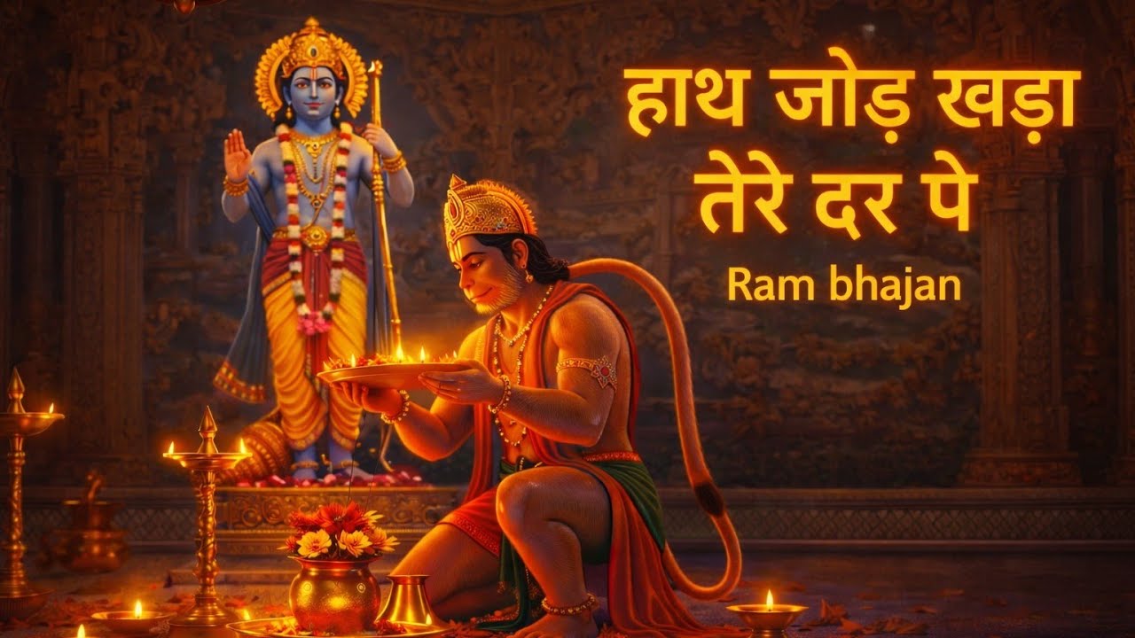 🌸हाथ जोड़ खड़ा तेरे दर पे Shree Ram Songs 2026 Latest Hindi Devotional Shri Ram Music |Soulful Music