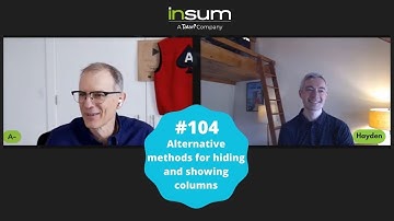 APEX Instant Tips #104: Alternative methods for hiding and showing columns