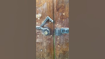 Simple idea #easytools #diytips # Mechanism lock #handmade