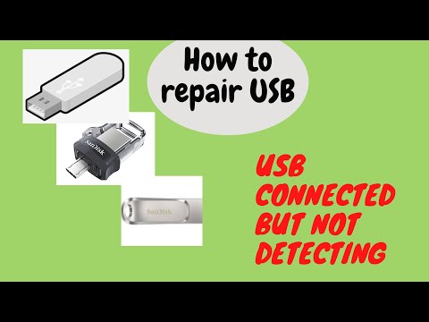 Pendrive connected but not showing