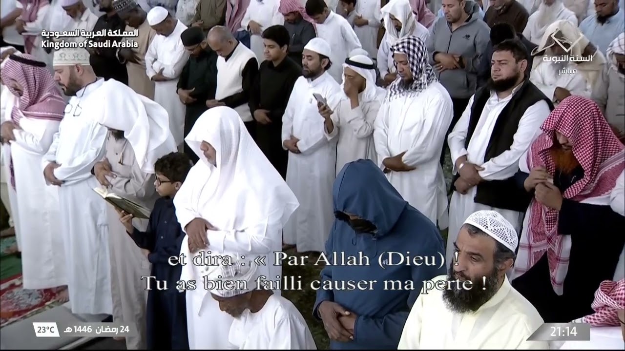 صلاة التراويح للشيخ محمد برهجي ليلة 25 رمضان 1446هـ - الثلاث التسليمات الأولى