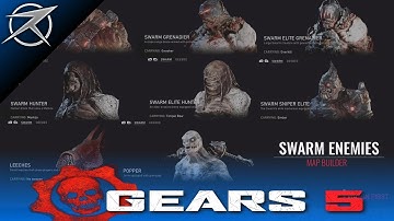 GEARS 5 - ALL SWARM CHARACTERS GAMEPLAY SHOWCASE! (Gears of War 5 Swarm)