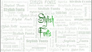 Stylish Fonts - Change your phone font style & Make greetings images for social apps screenshot 1